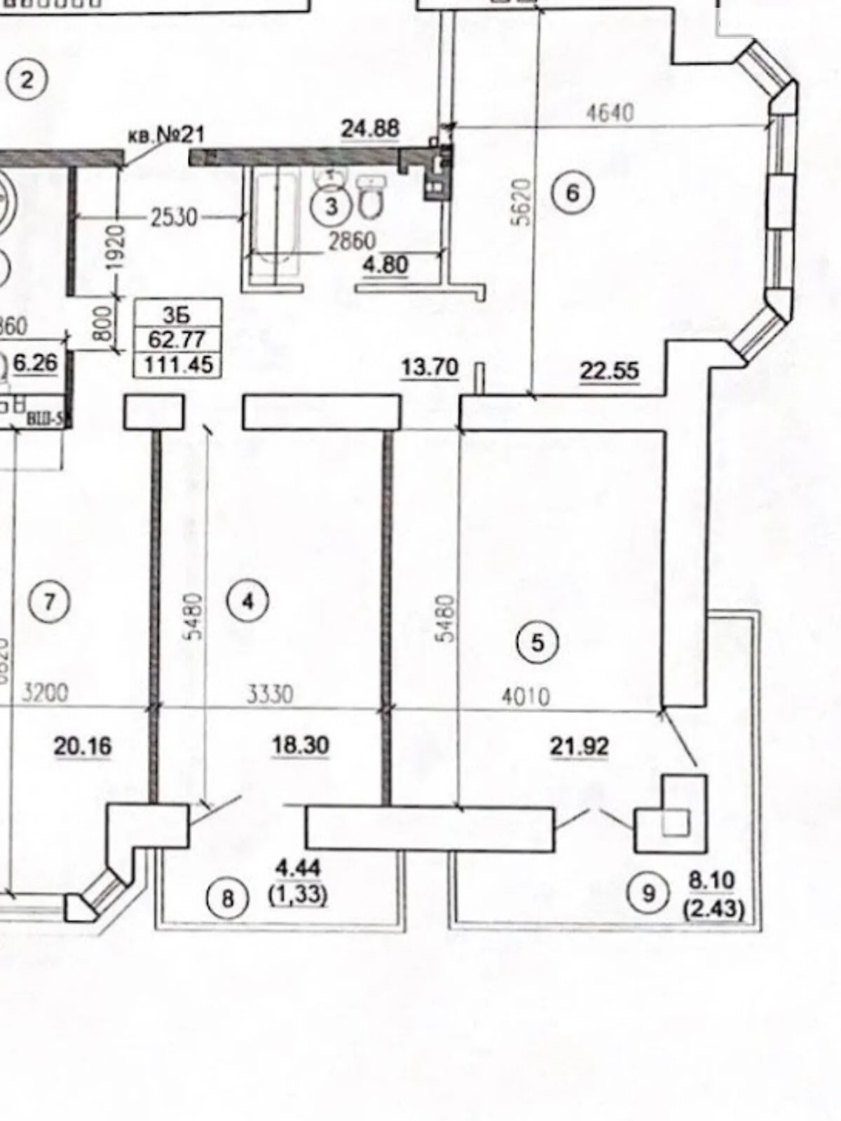 Продается 3-комнатная квартира 111.45 кв. м в Одессе, ул. Бориса Литвака, 9