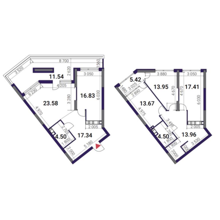 Продается 4-комнатная квартира 142.7 кв. м в Киеве, наб. Днепровская