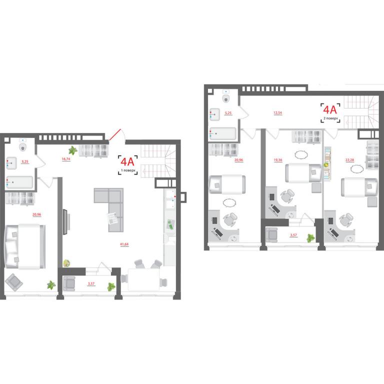 Продается 4-комнатная квартира 172.12 кв. м в Киеве, ул. Мокрая(Кудряшова), 8-10 - фото 1