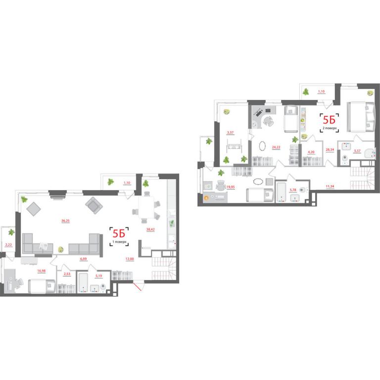 Продается 5-комнатная квартира 228.45 кв. м в Киеве, ул. Мокрая(Кудряшова), 8-10