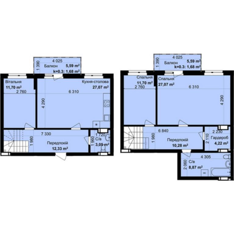 Продається 3-кімнатна квартира 119.65 кв. м у Києві, цена: 123413 $ - фото 1