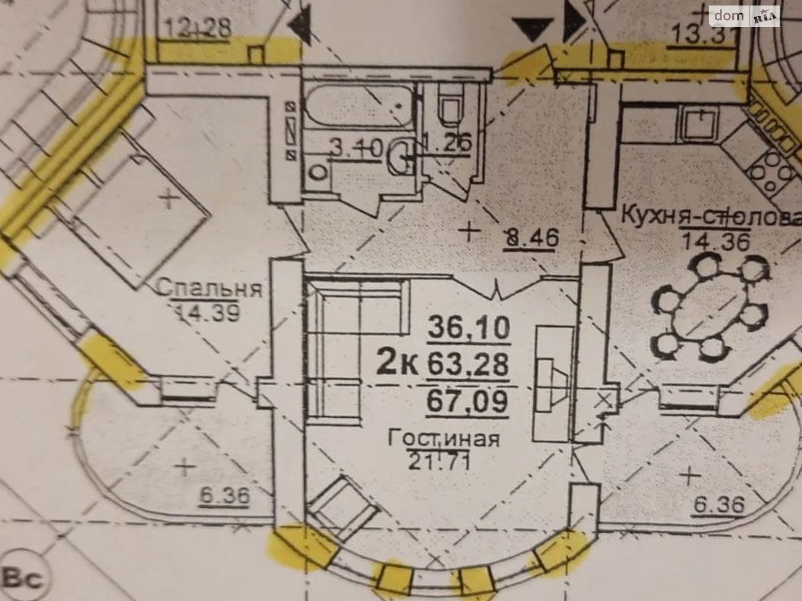 Продается 2-комнатная квартира 67 кв. м в Одессе, пер. Щепной