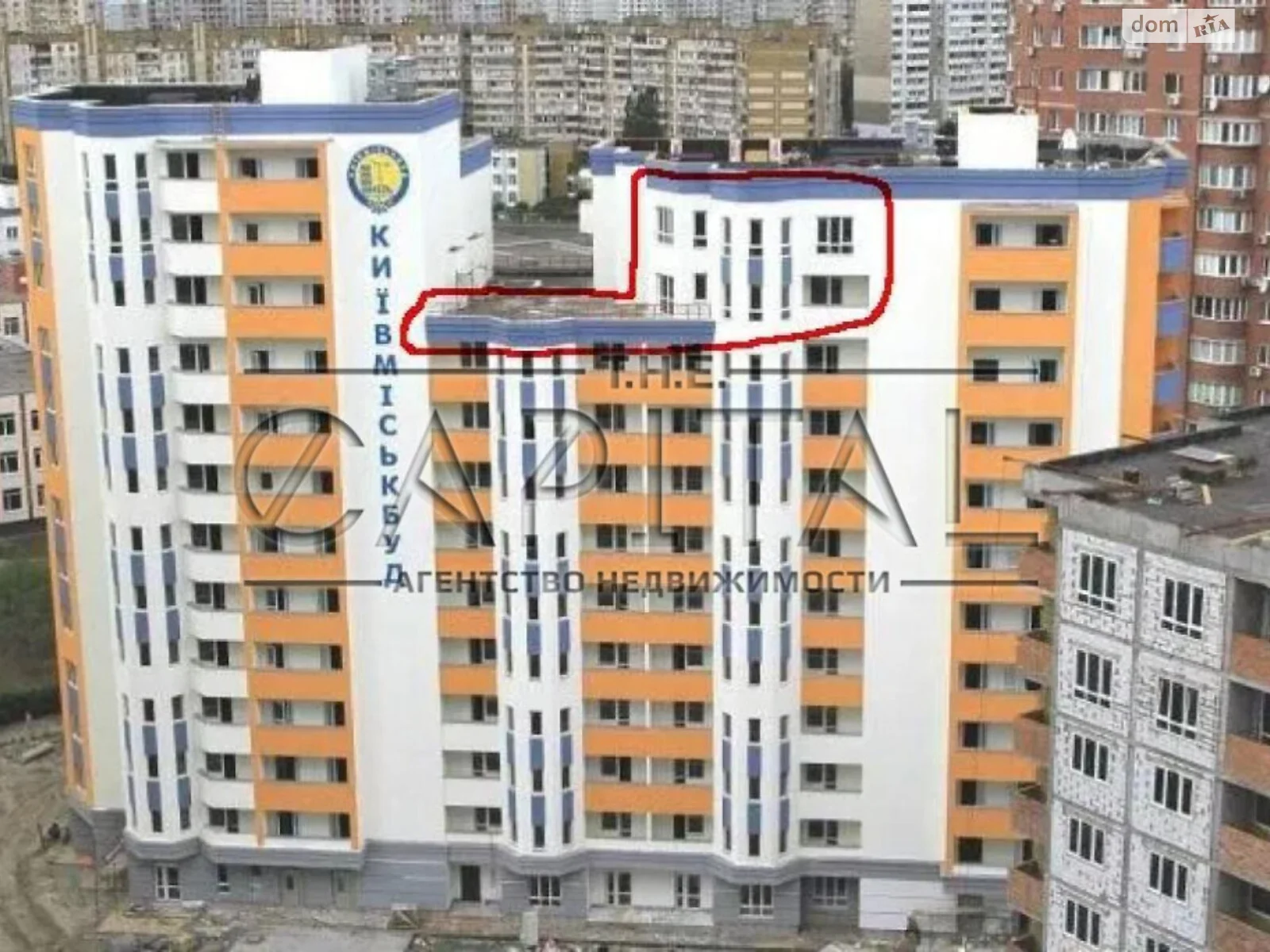 Продается 3-комнатная квартира 151.3 кв. м в Киеве, ул. Драгоманова, 38