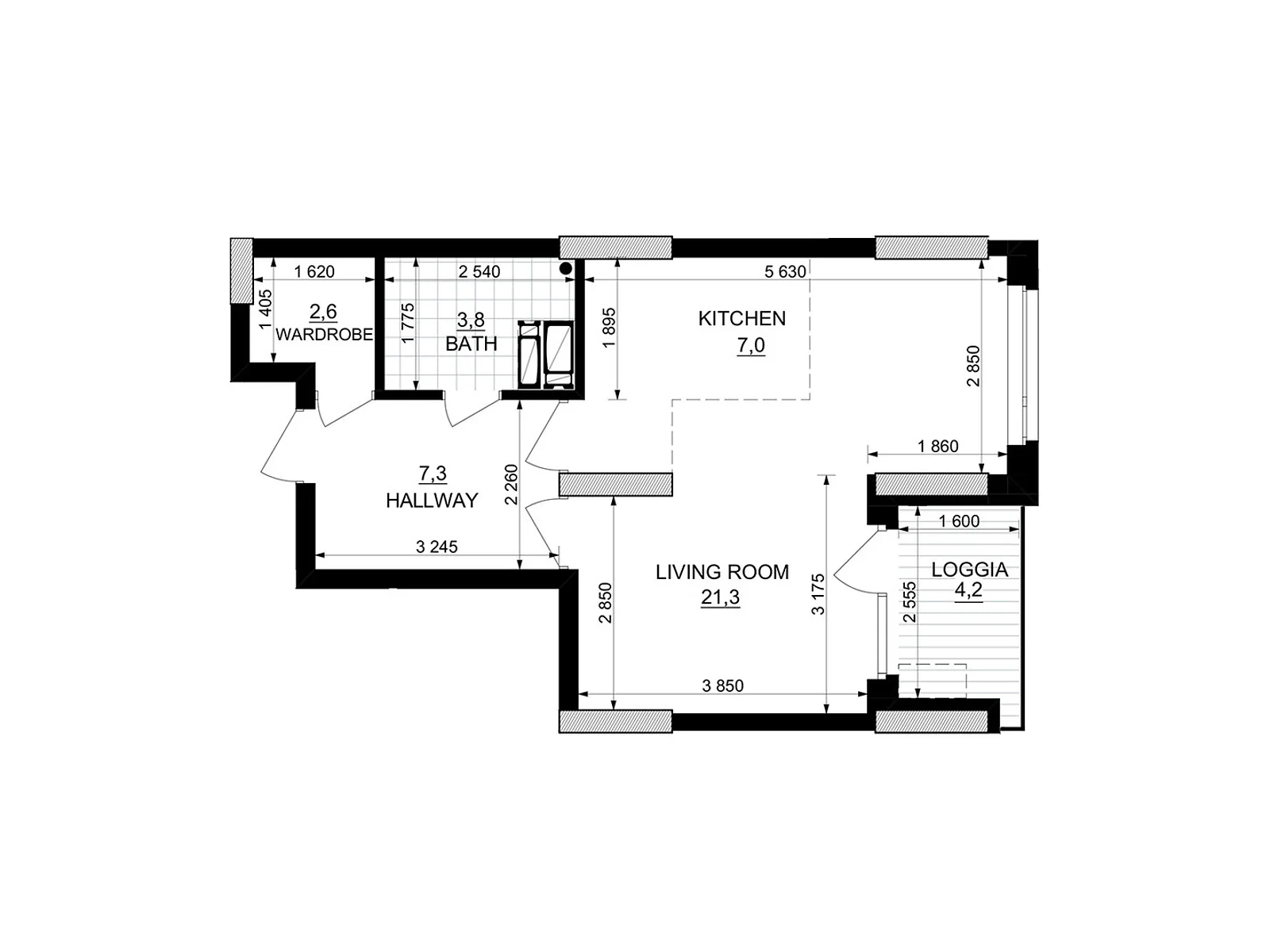 Продается 1-комнатная квартира 44.1 кв. м в Киеве, ул. Березняковская, 29