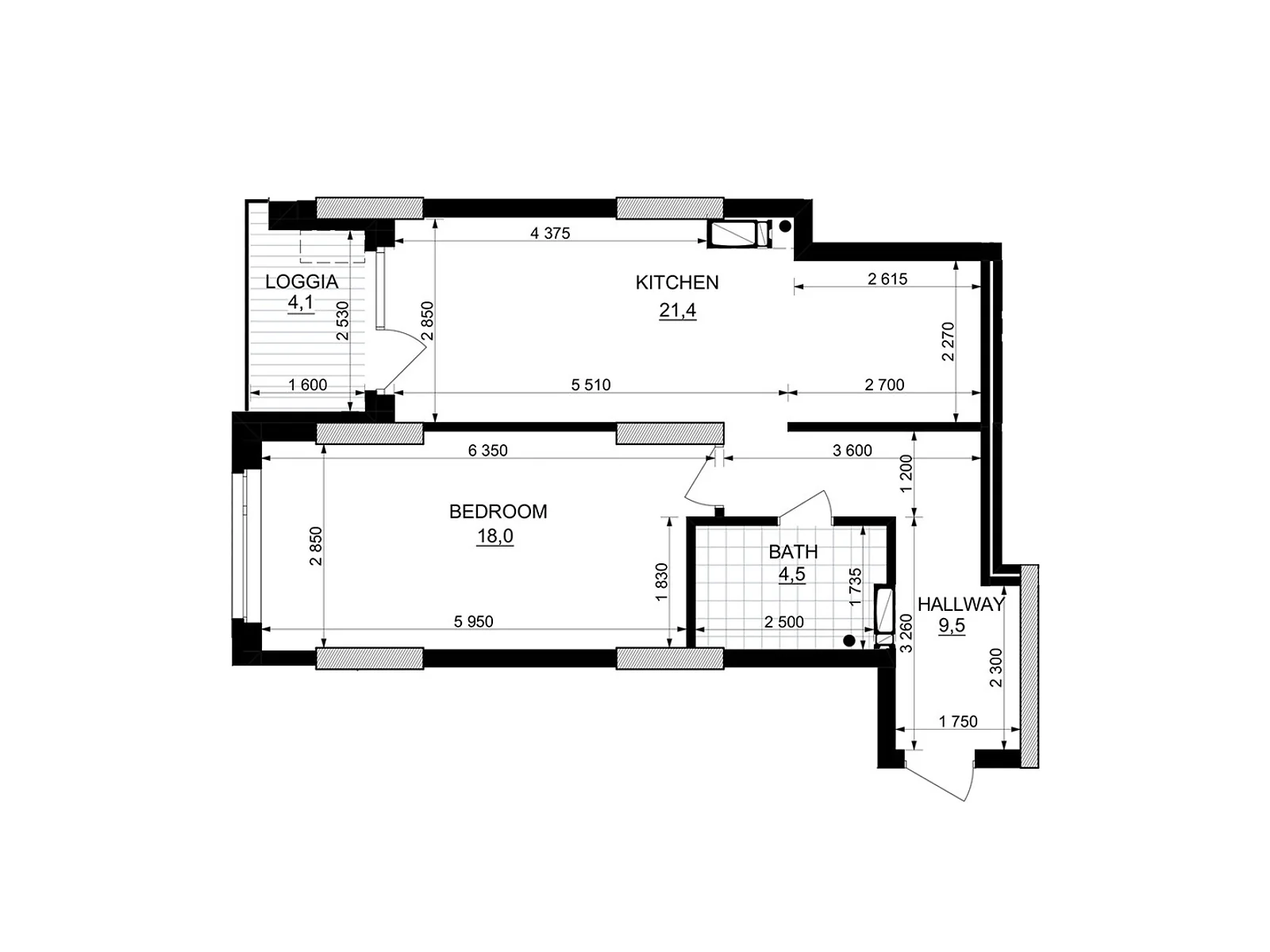 Продается 1-комнатная квартира 55.5 кв. м в Киеве, ул. Березняковская, 29