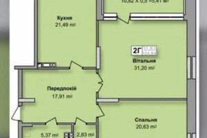Продается 3-комнатная квартира 110 кв. м в Киеве, Юрия Кондратюка улица