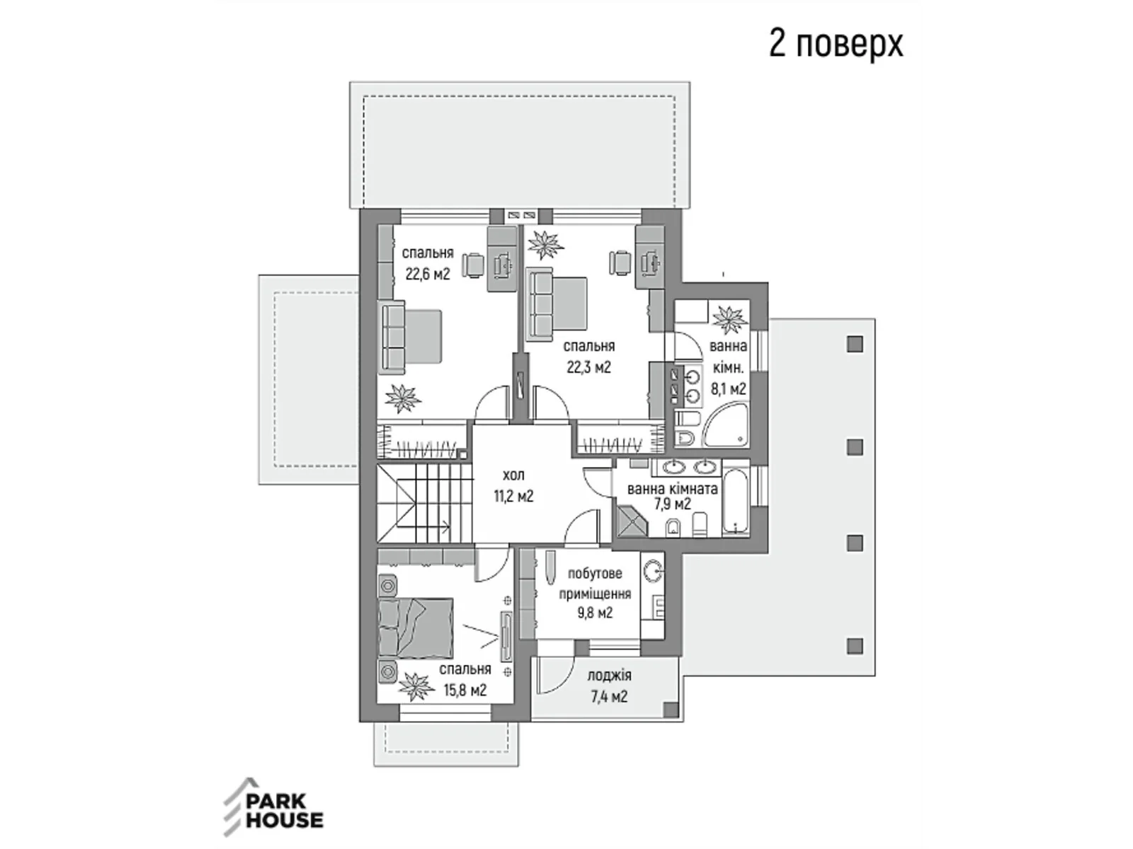 Продается дом на 2 этажа 230 кв. м с террасой, цена: 290000 $ - фото 1