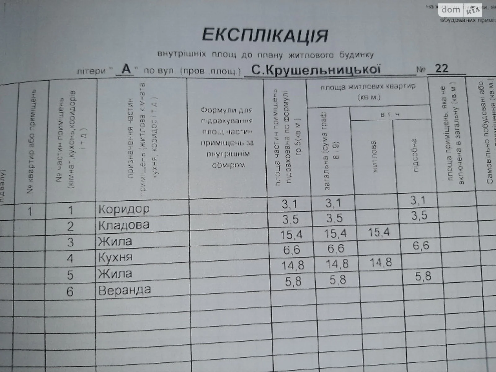 Продається одноповерховий будинок 49.2 кв. м з верандою - фото 3