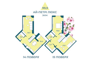 Продается 3-комнатная квартира 99.9 кв. м в Луцке, ул. Ровенская