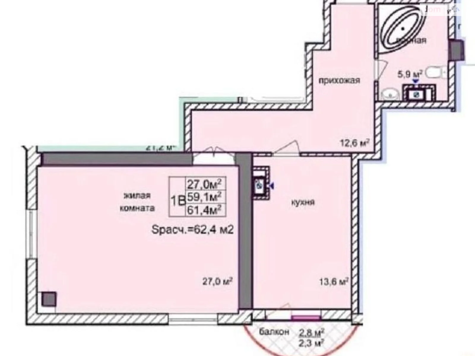 Продається 1-кімнатна квартира 62 кв. м у Одесі, Фонтанська дор., 122/1