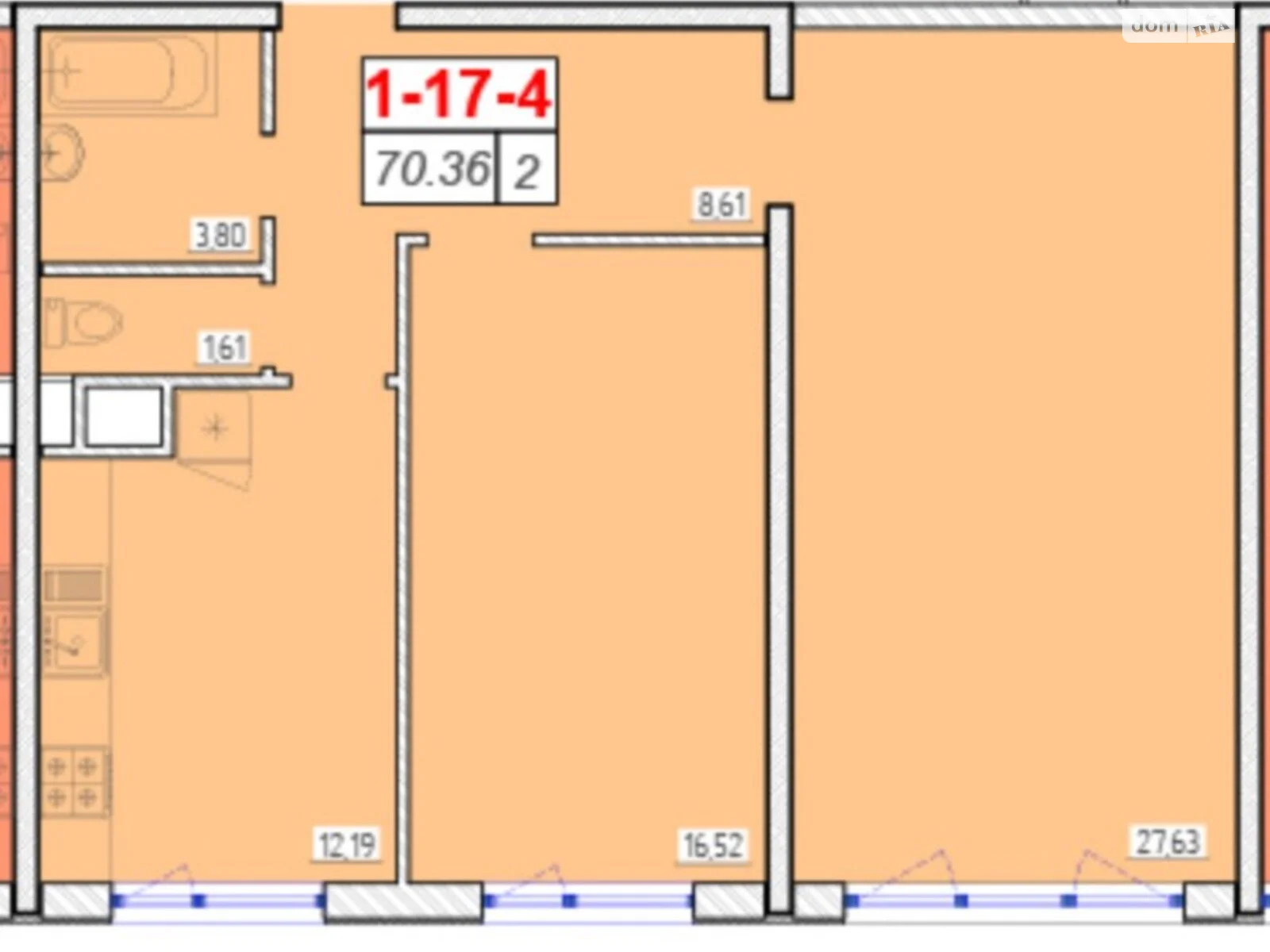 Продается 2-комнатная квартира 72 кв. м в Одессе, ул. Архитекторская, 7