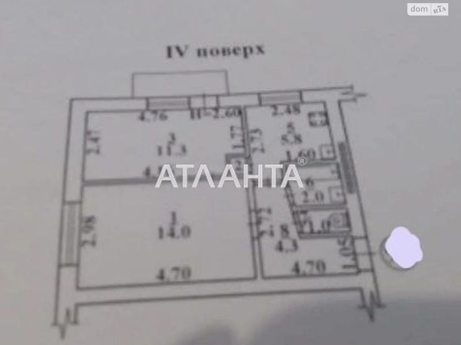 Продается 2-комнатная квартира 40 кв. м в Одессе, ул. Героев пограничников