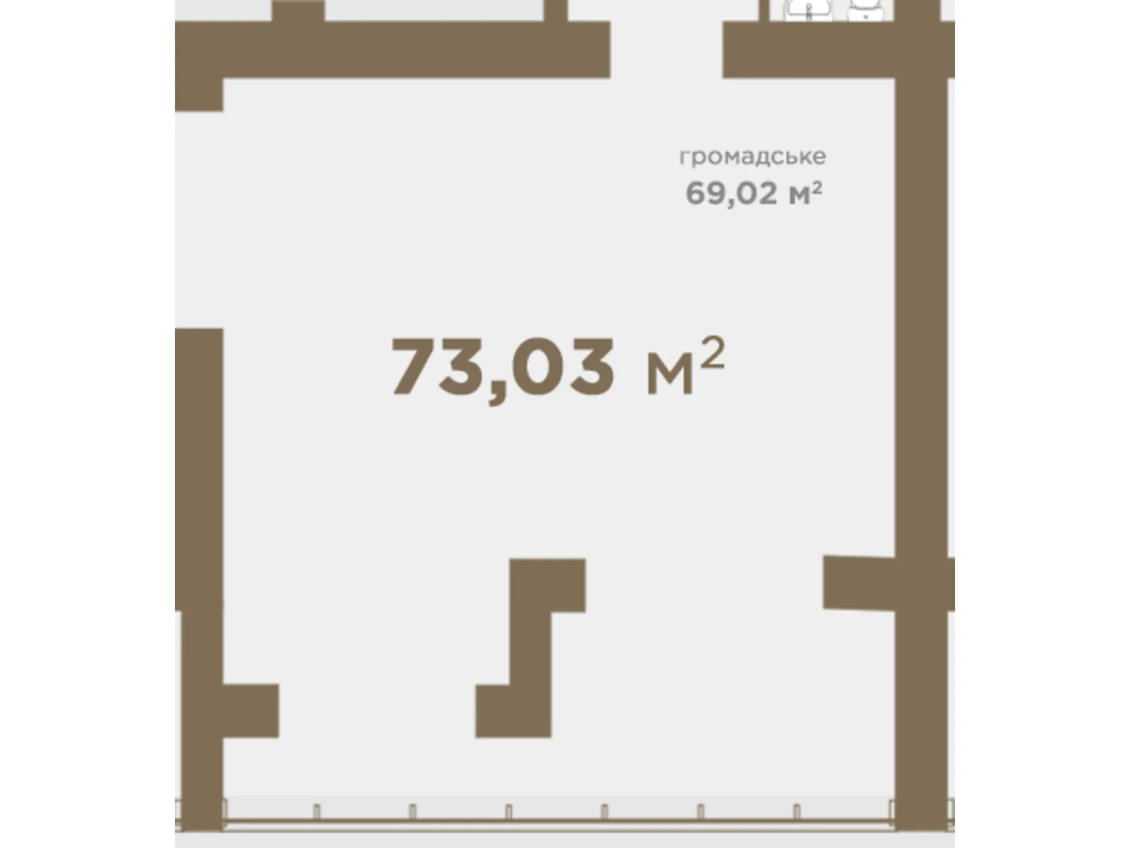 Продается офис 73.03 кв. м в бизнес-центре, цена: 87636 $ - фото 1