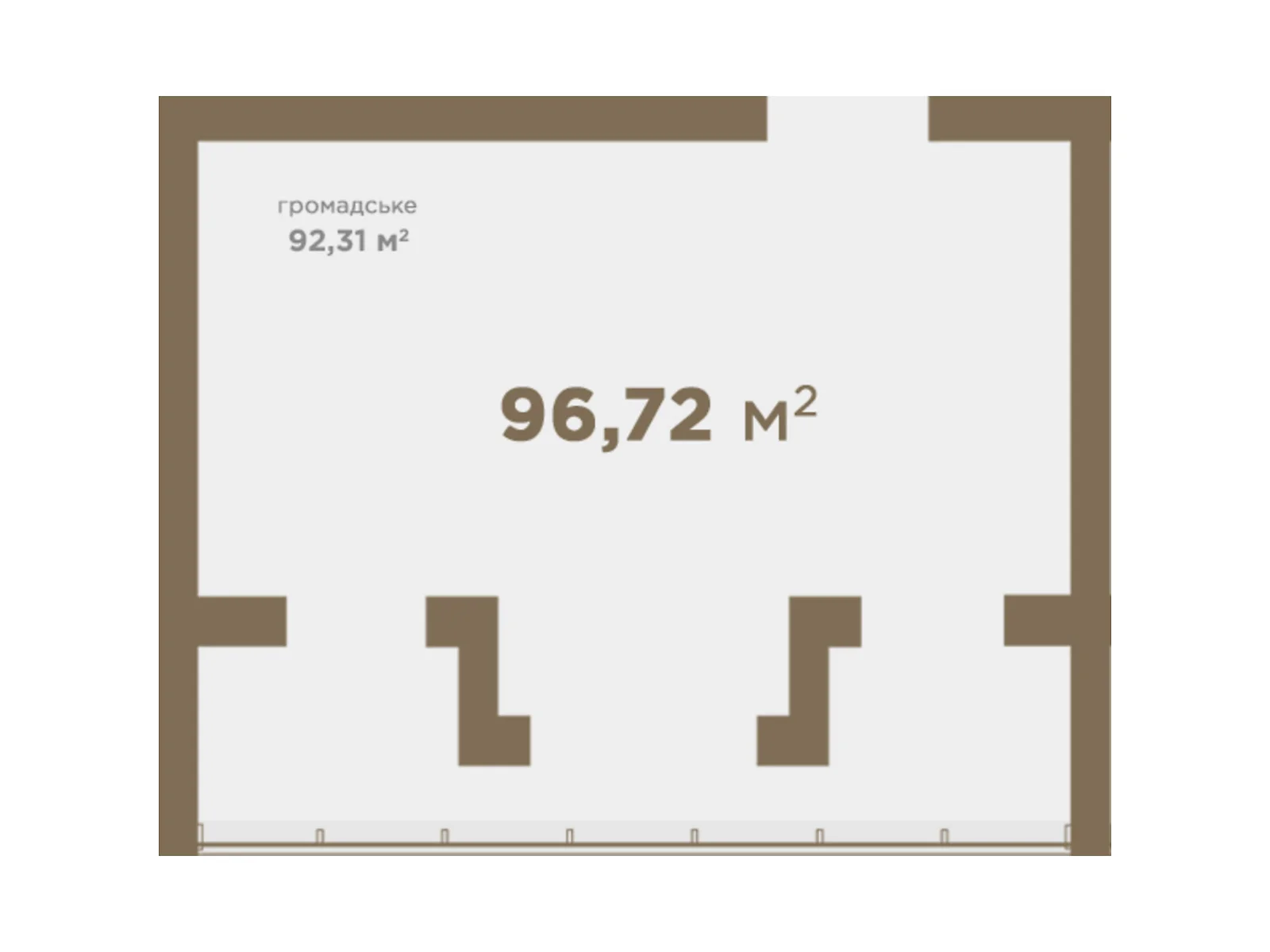 Продається офіс 96.72 кв. м в бізнес-центрі, цена: 116064 $