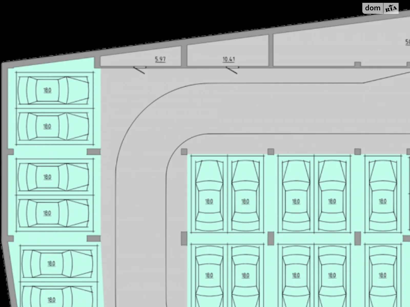 Продается подземный паркинг под легковое авто на 18 кв. м, цена: 18000 $