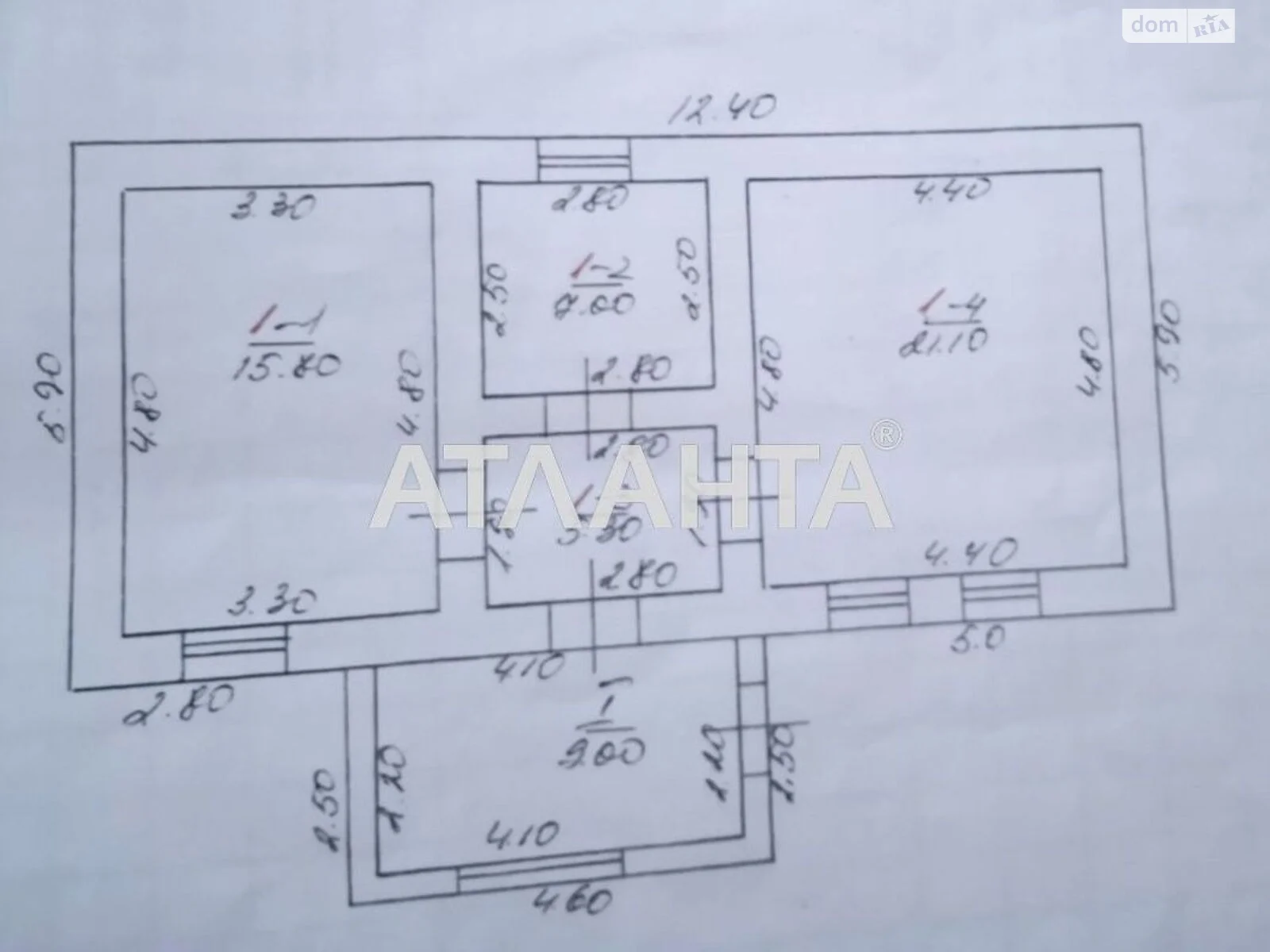 Продається одноповерховий будинок 58.2 кв. м з садом, цена: 21000 $ - фото 1