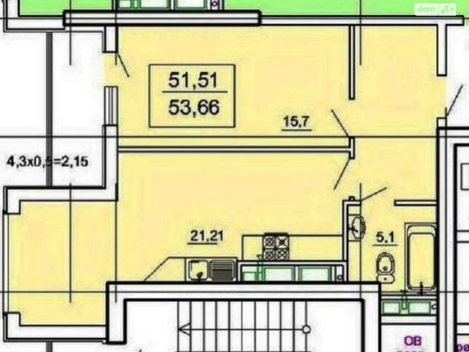 Продается 2-комнатная квартира 55 кв. м в Одессе, ул. Педагогическая