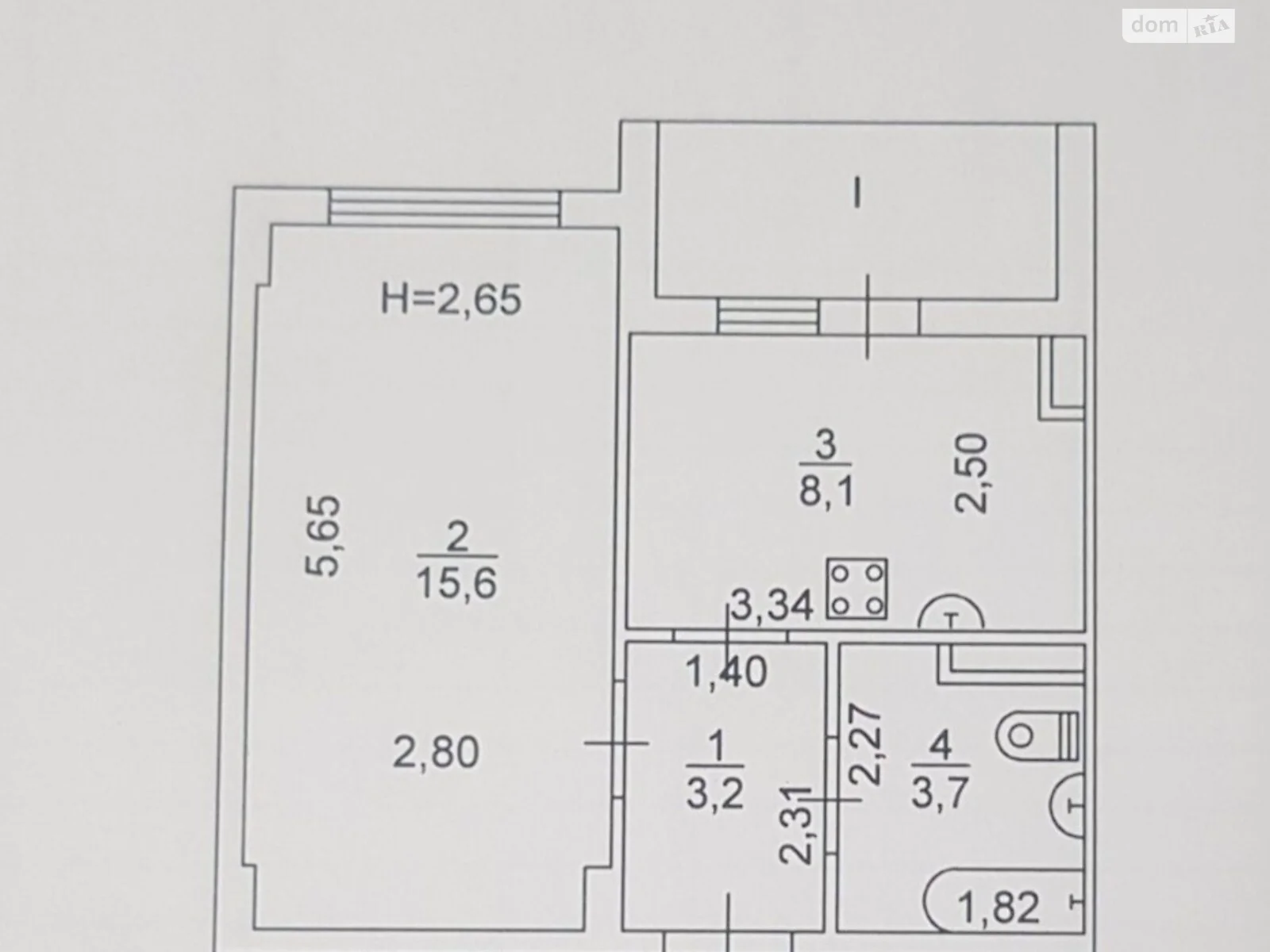 Продается 1-комнатная квартира 35 кв. м в Одессе, ул. Поездная, 27 - фото 1