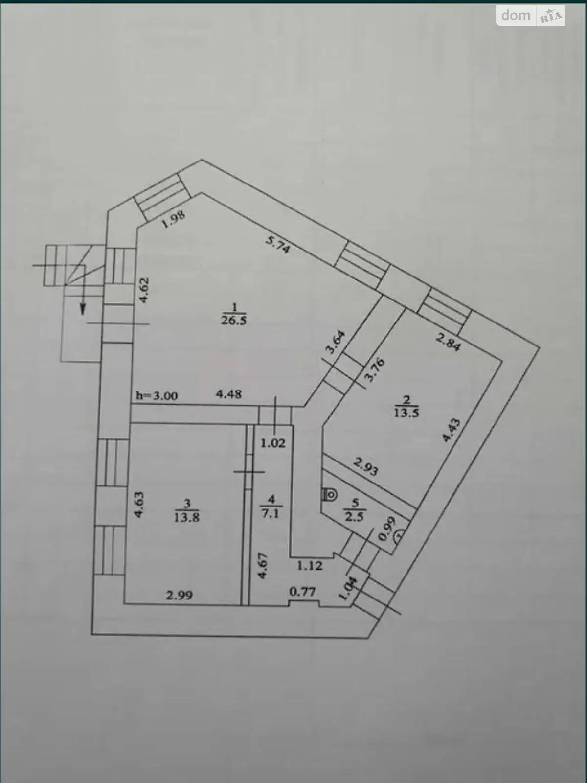 Продается помещения свободного назначения 62 кв. м в 2-этажном здании - фото 3