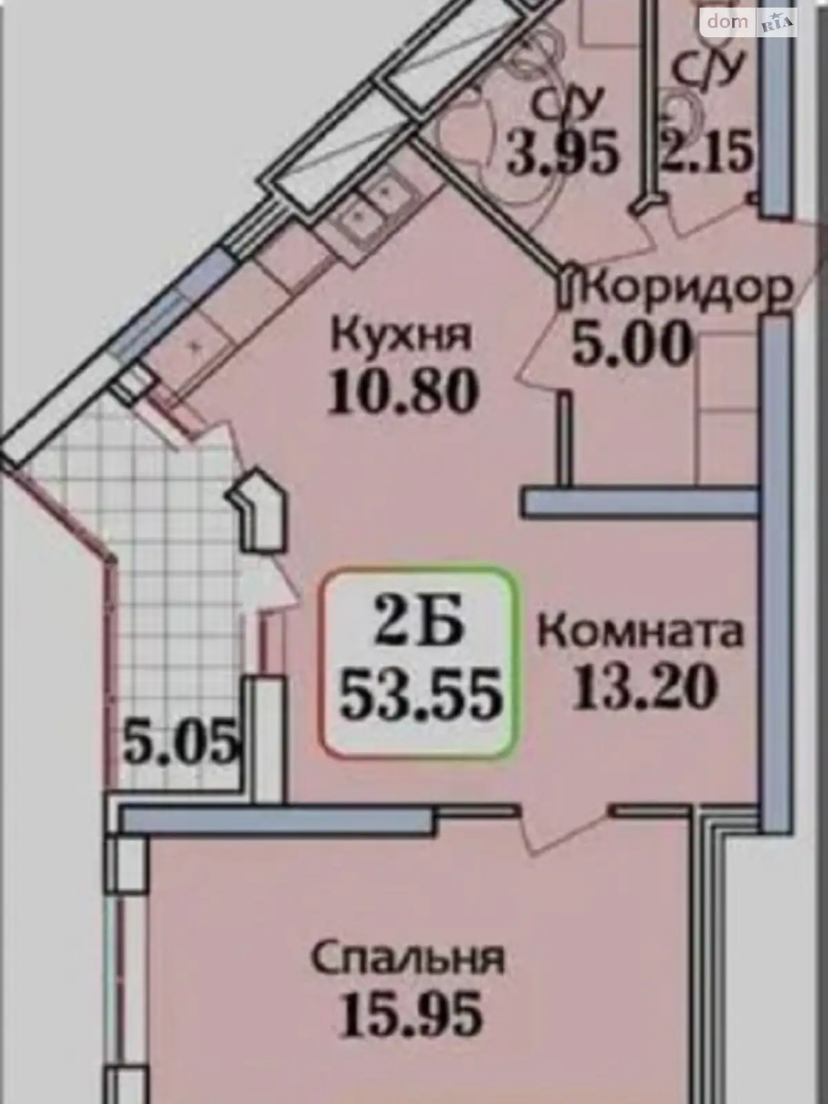 Продается 2-комнатная квартира 54 кв. м в Одессе, ул. Героев Крут, 27А - фото 1