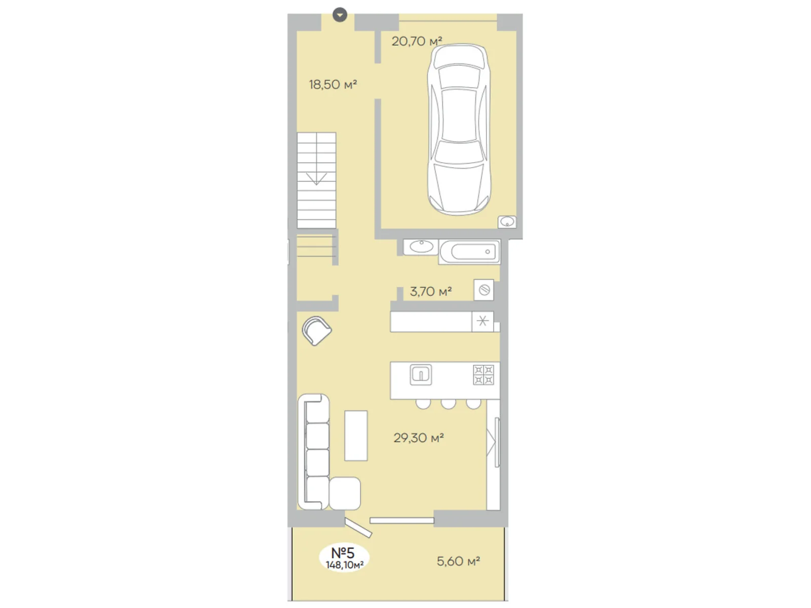 Продается 2-комнатная квартира 148.1 кв. м в Рованцах, цена: 103670 $