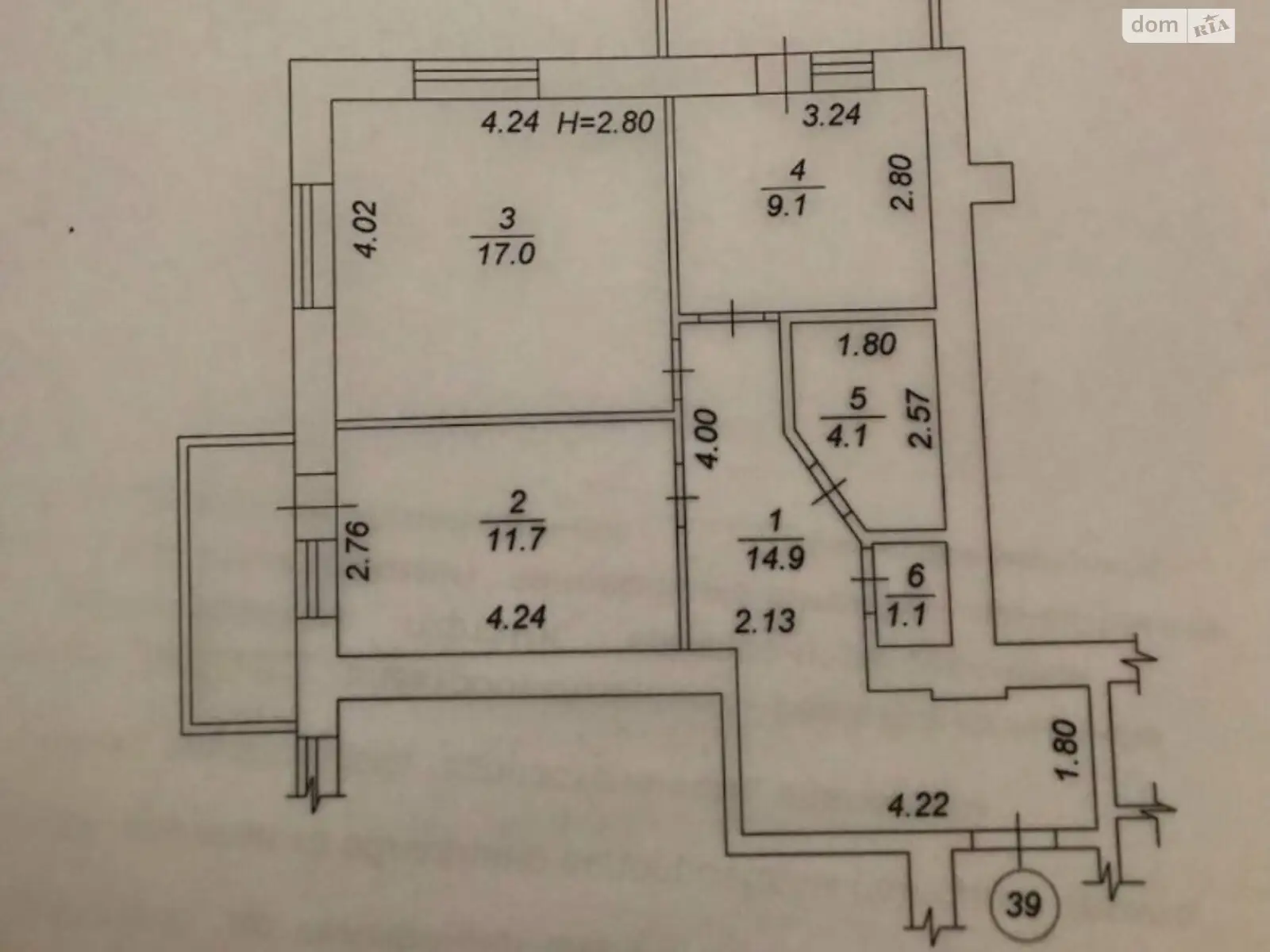 Продается 2-комнатная квартира 61 кв. м в Ирпене, ул. Мечникова, 109Б