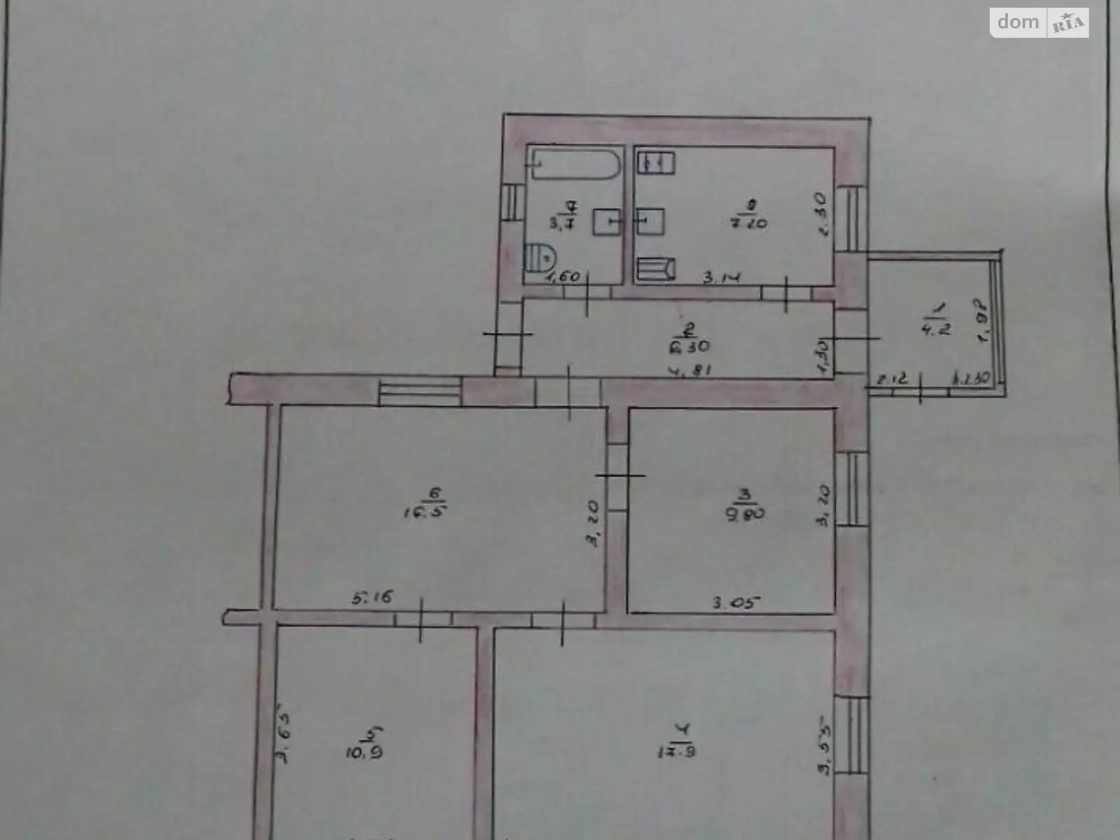 Продається 4-кімнатна квартира 76.5 кв. м у Ярмолинцях, цена: 40000 $