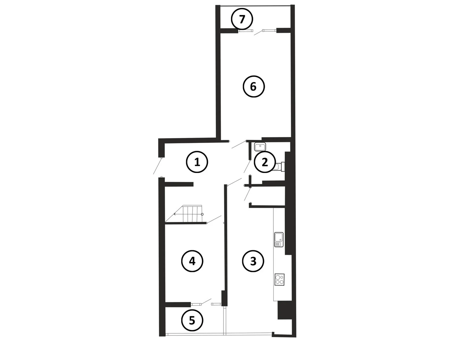 Продается 4-комнатная квартира 116.22 кв. м в Львове, ул. Стрыйская, 108 - фото 1