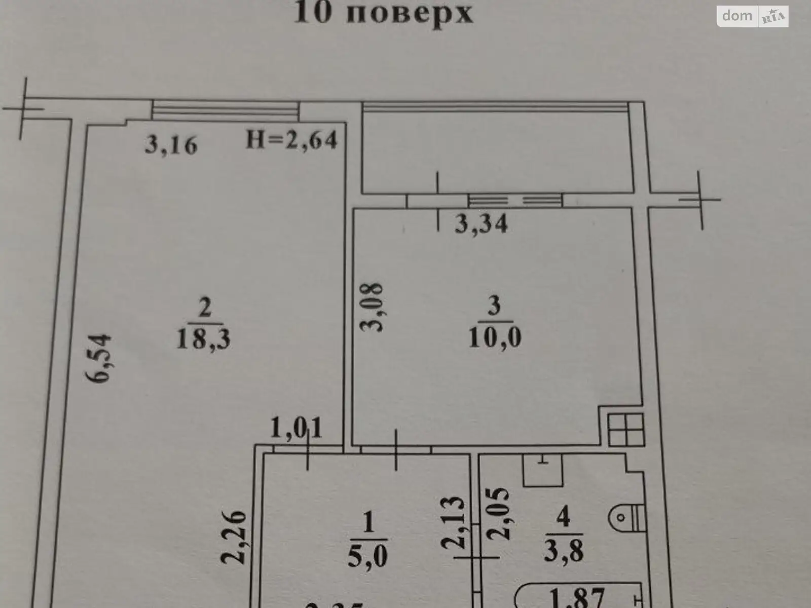 Продается 1-комнатная квартира 42 кв. м в Одессе, просп. Небесной Сотни