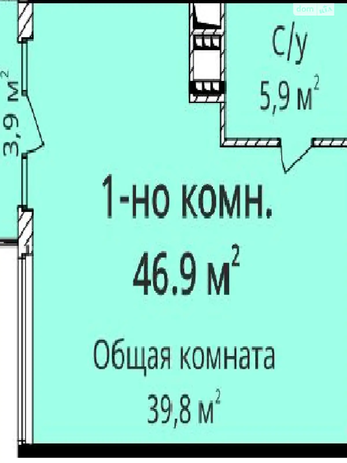 Продається 1-кімнатна квартира 47 кв. м у Одесі, просп. Гагаріна, 19 - фото 1