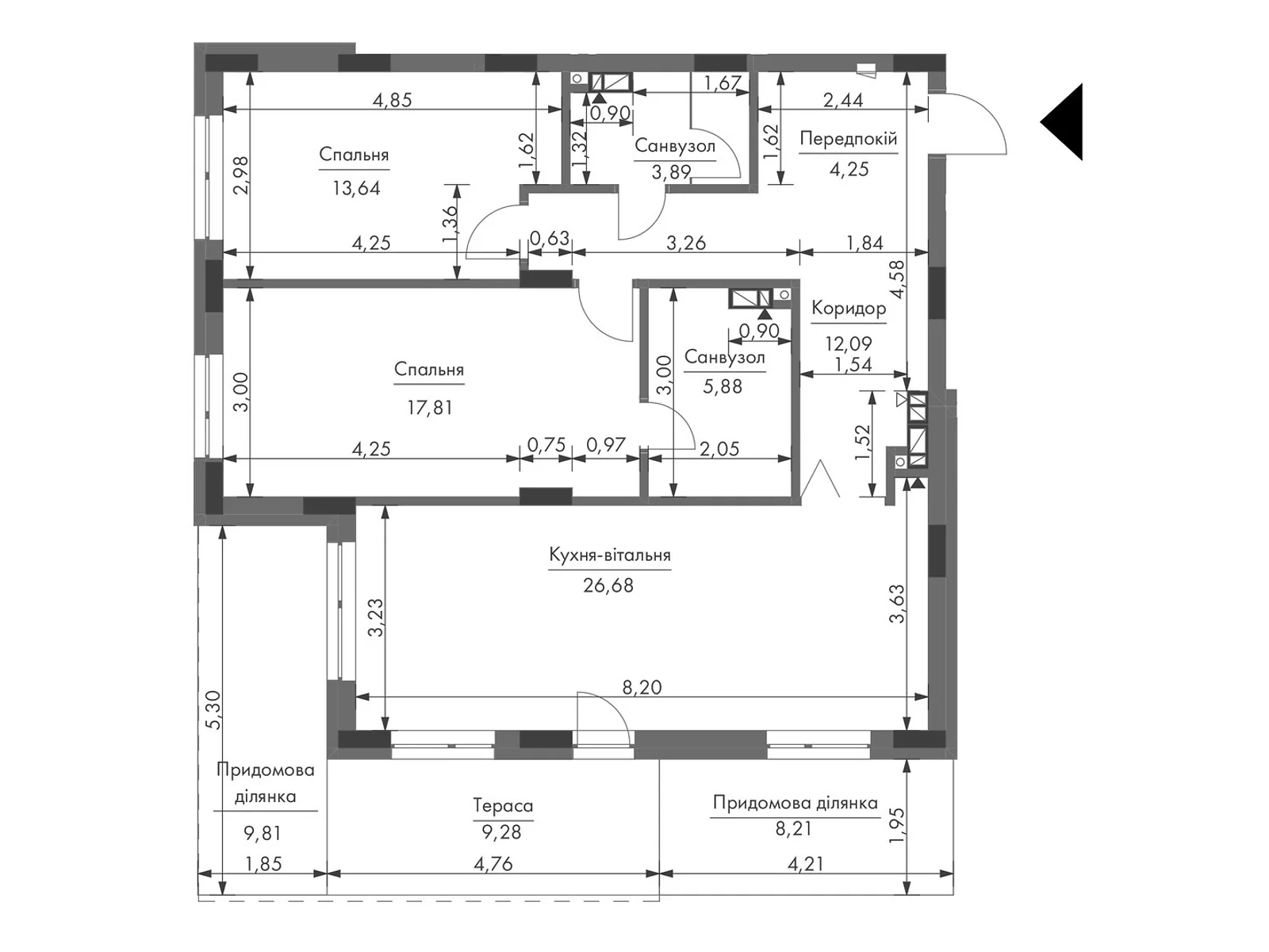 Продается 2-комнатная квартира 87.02 кв. м в Киеве, просп. Берестейский(Победы), 139 - фото 1