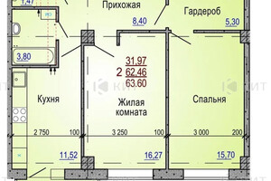 Продается 2-комнатная квартира 65 кв. м в Харькове, Гвардейцев-Широнинцев улица