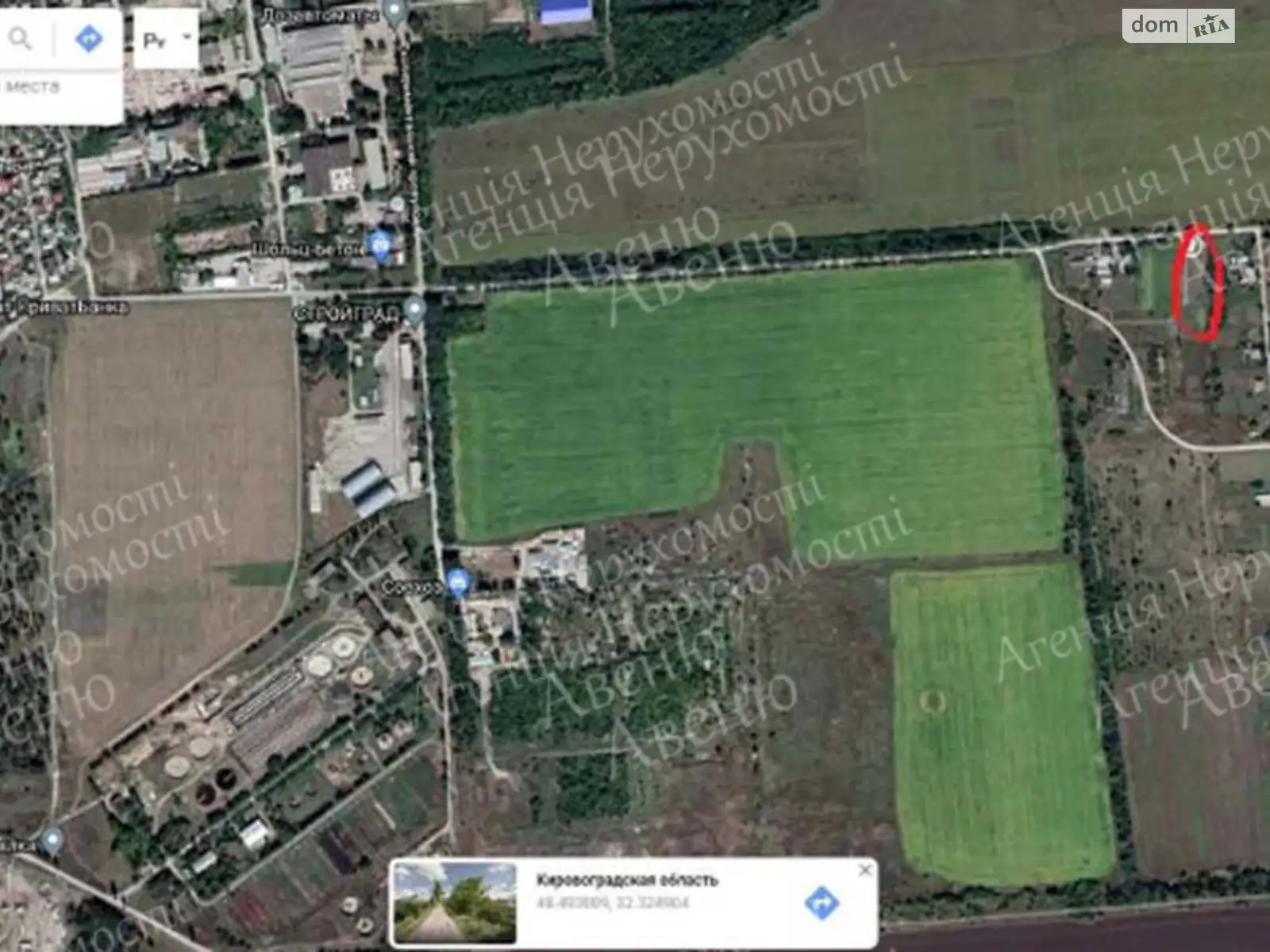 Продається земельна ділянка 24 соток у Кіровоградській області, цена: 15000 $