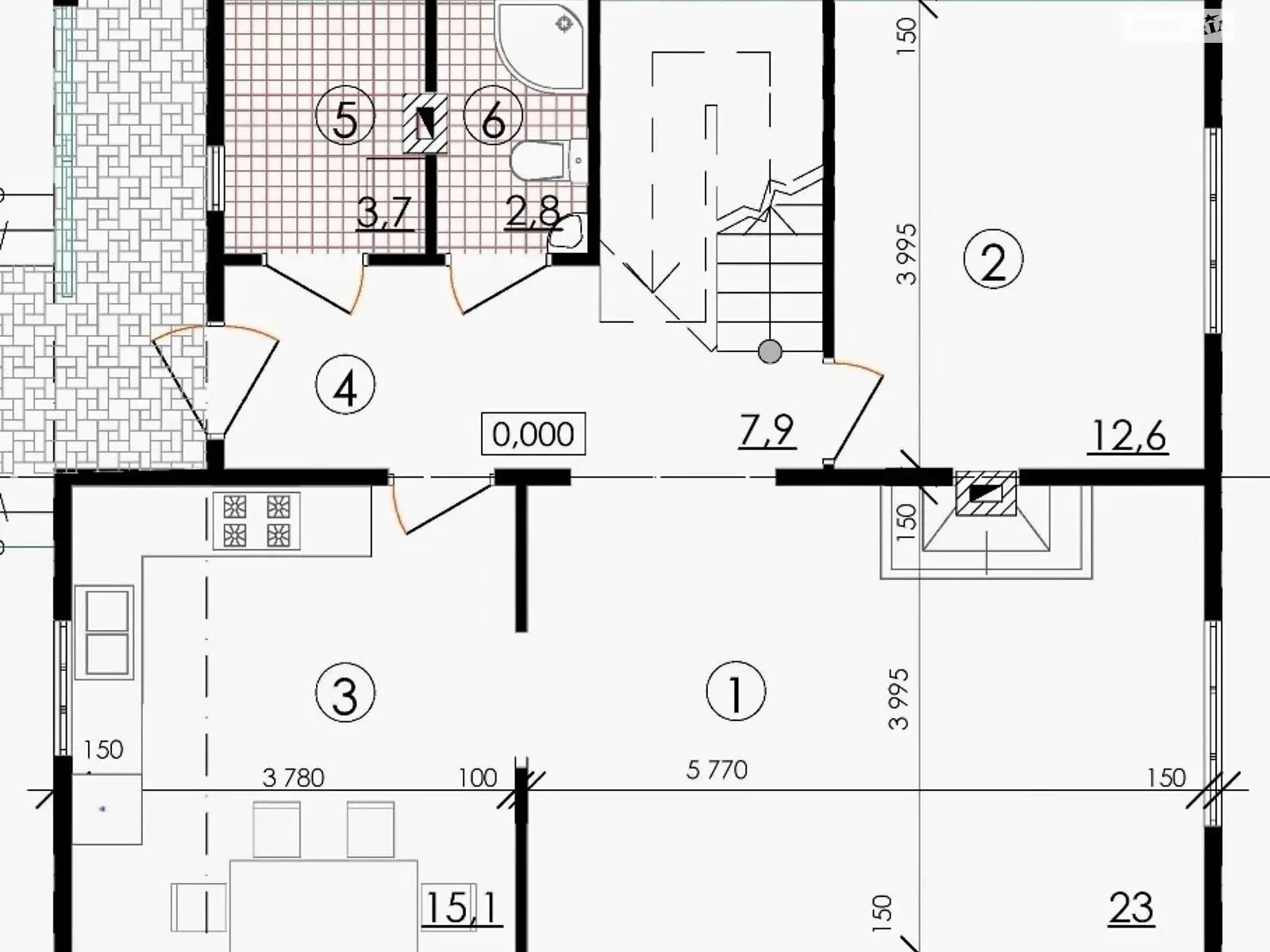 Продается дом на 2 этажа 140 кв. м с садом, цена: 150000 $ - фото 1