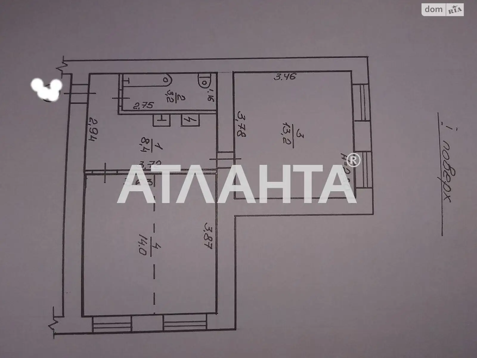 Продается 2-комнатная квартира 38.8 кв. м в Одессе, ул. Приморская