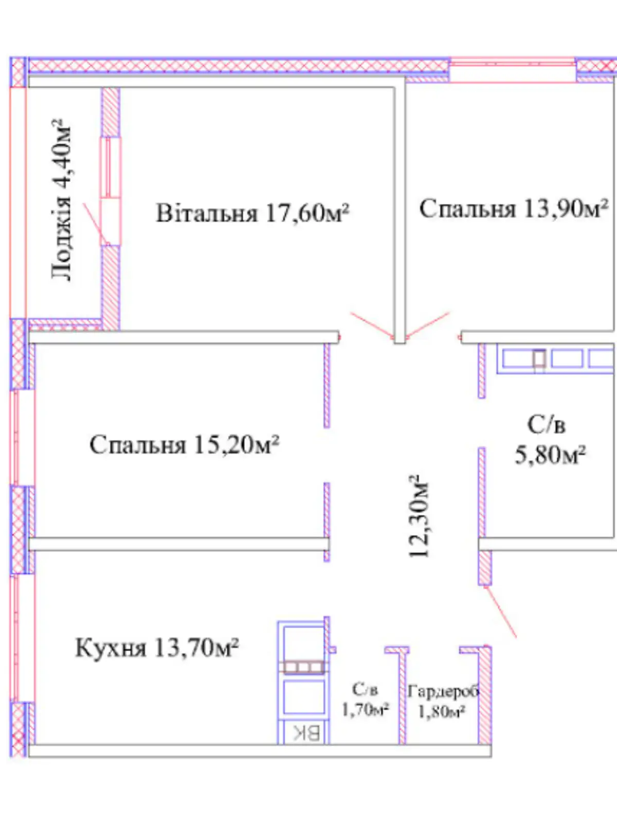 Продается 3-комнатная квартира 85 кв. м в Одессе, , 104