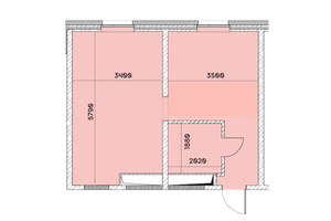 Продается 1-комнатная квартира 37.3 кв. м в Запорожье, цена: 25595 $