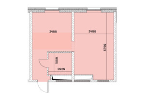Продается 1-комнатная квартира 37.25 кв. м в Запорожье, цена: 25561 $