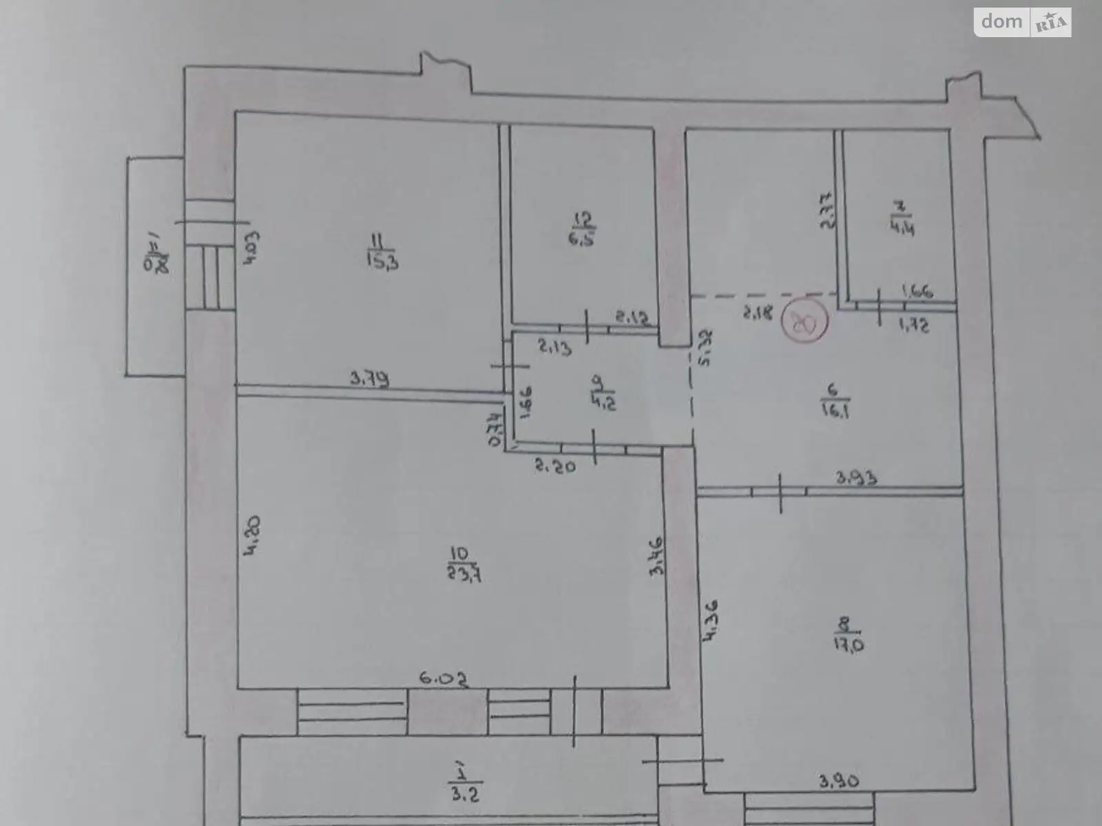 4-комнатная квартира 186 кв. м в Тернополе, ул. Билецкая