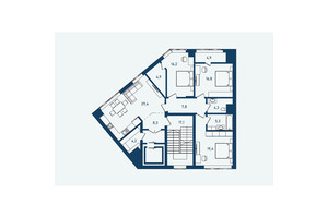 Продается 4-комнатная квартира 122 кв. м в Черновцах, цена: 134200 $