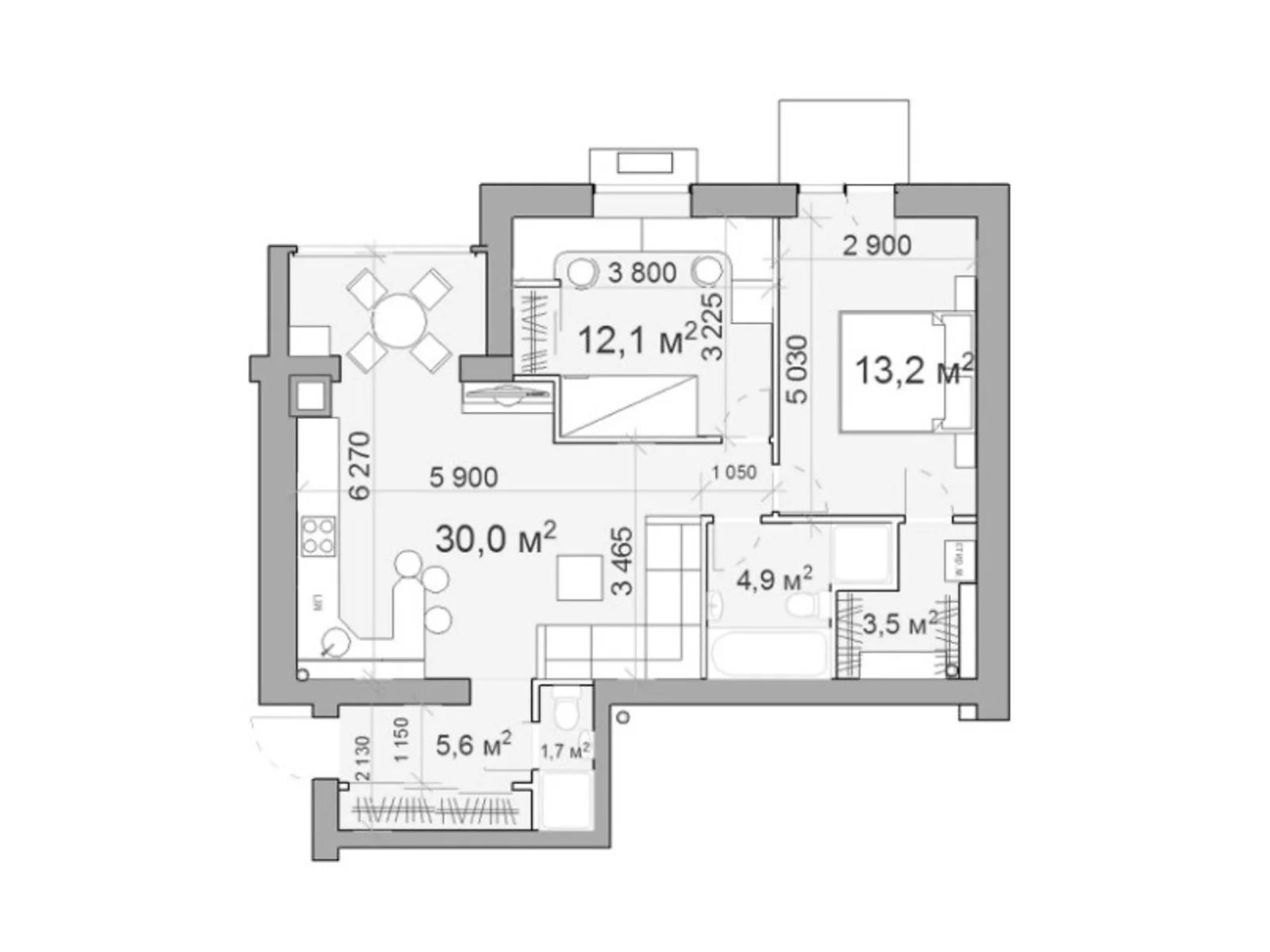 Продается 3-комнатная квартира 70 кв. м в Днепре, ул. Призаводская, 24