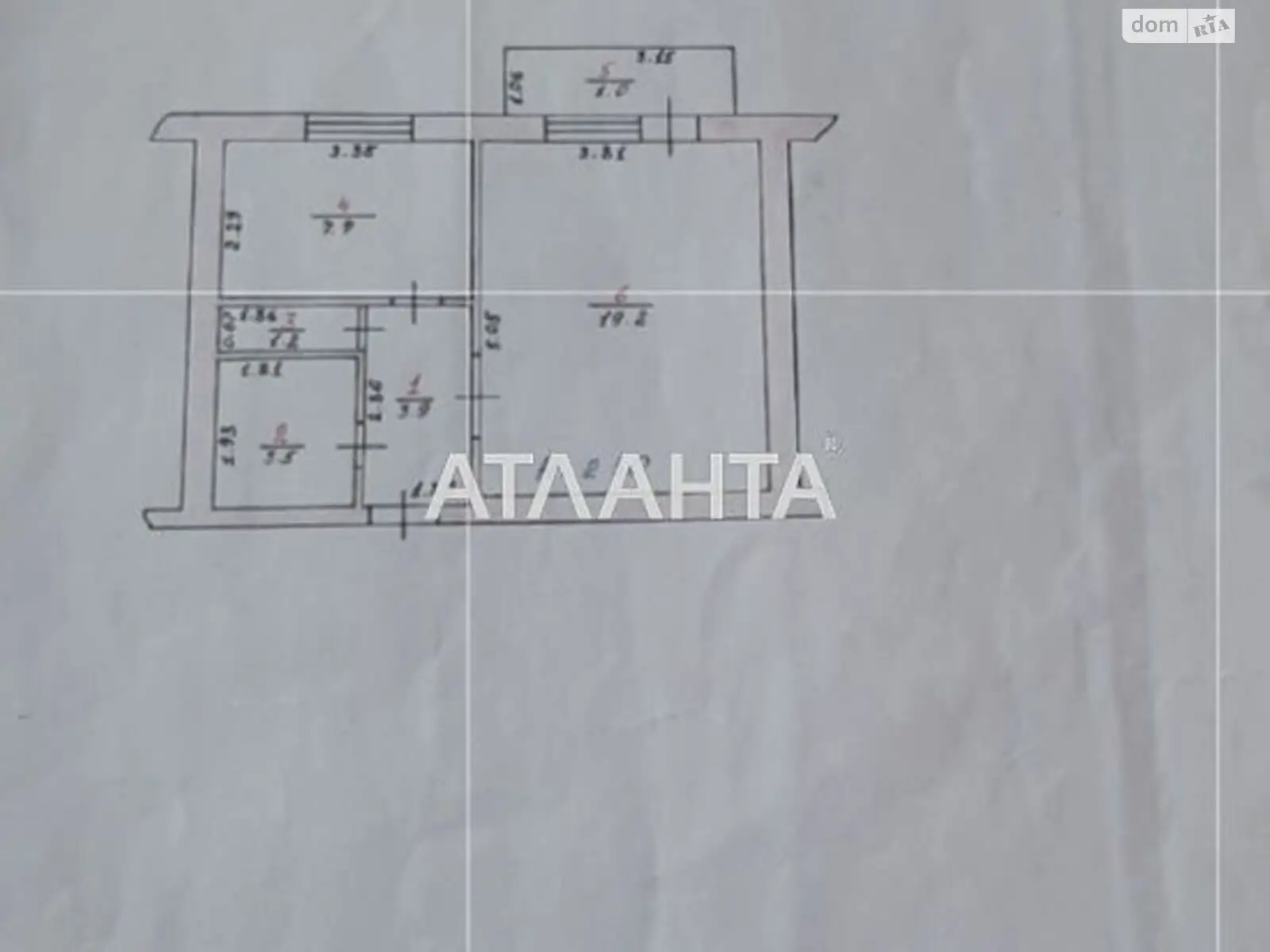 Продается 1-комнатная квартира 36.5 кв. м в Великодолинском, ул. Энтузиастов