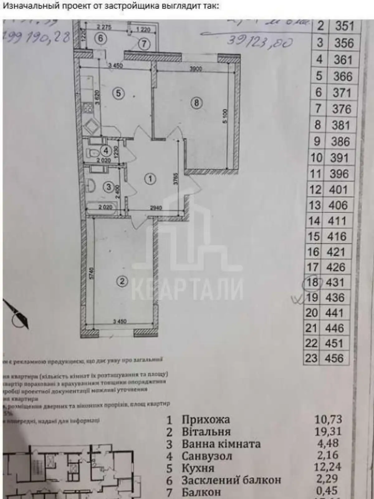 Продается 2-комнатная квартира 68.9 кв. м в Киеве, ул. Архитектора Вербицкого, 1