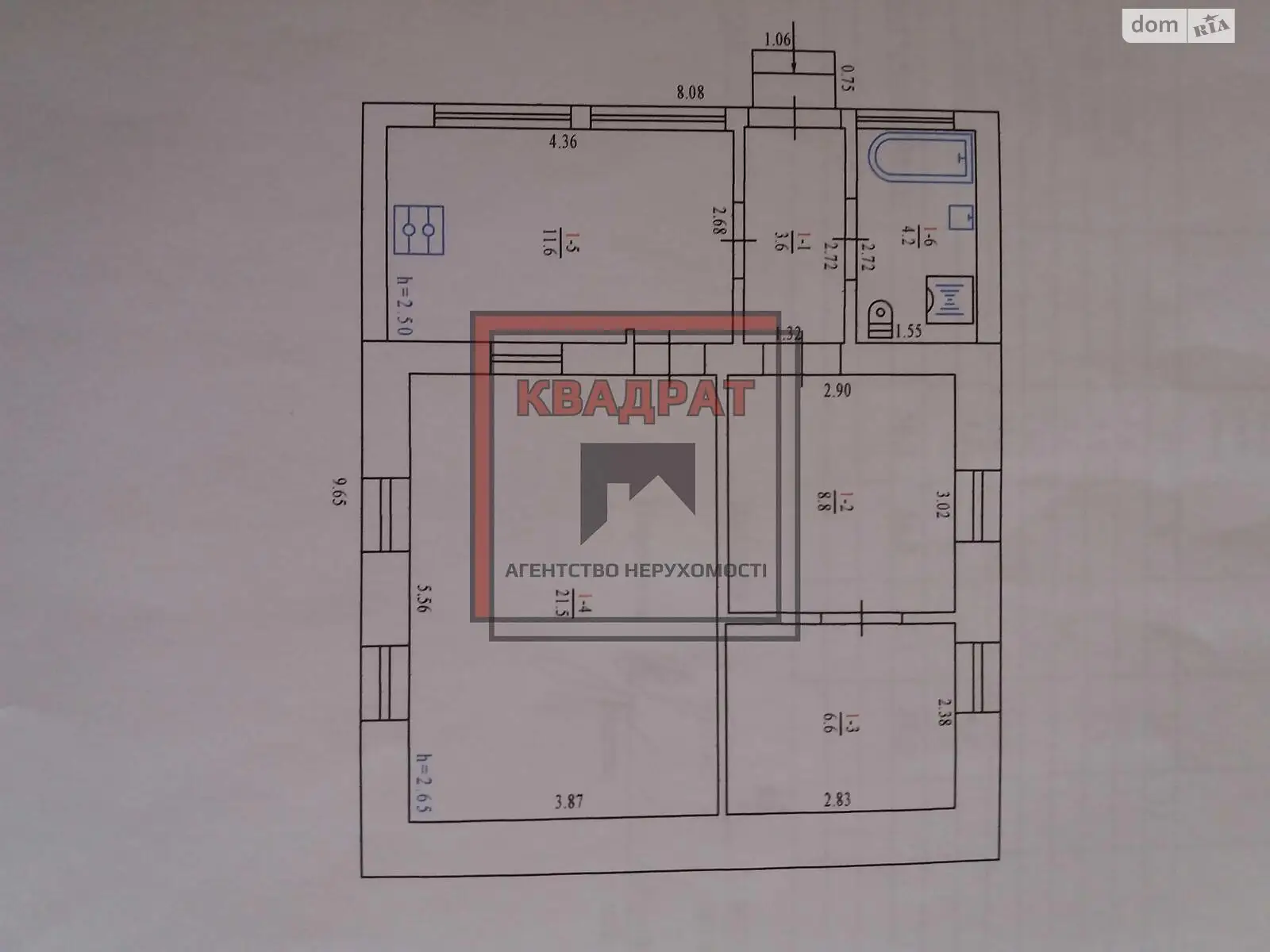 Продається одноповерховий будинок 56 кв. м з гаражем, цена: 30000 $