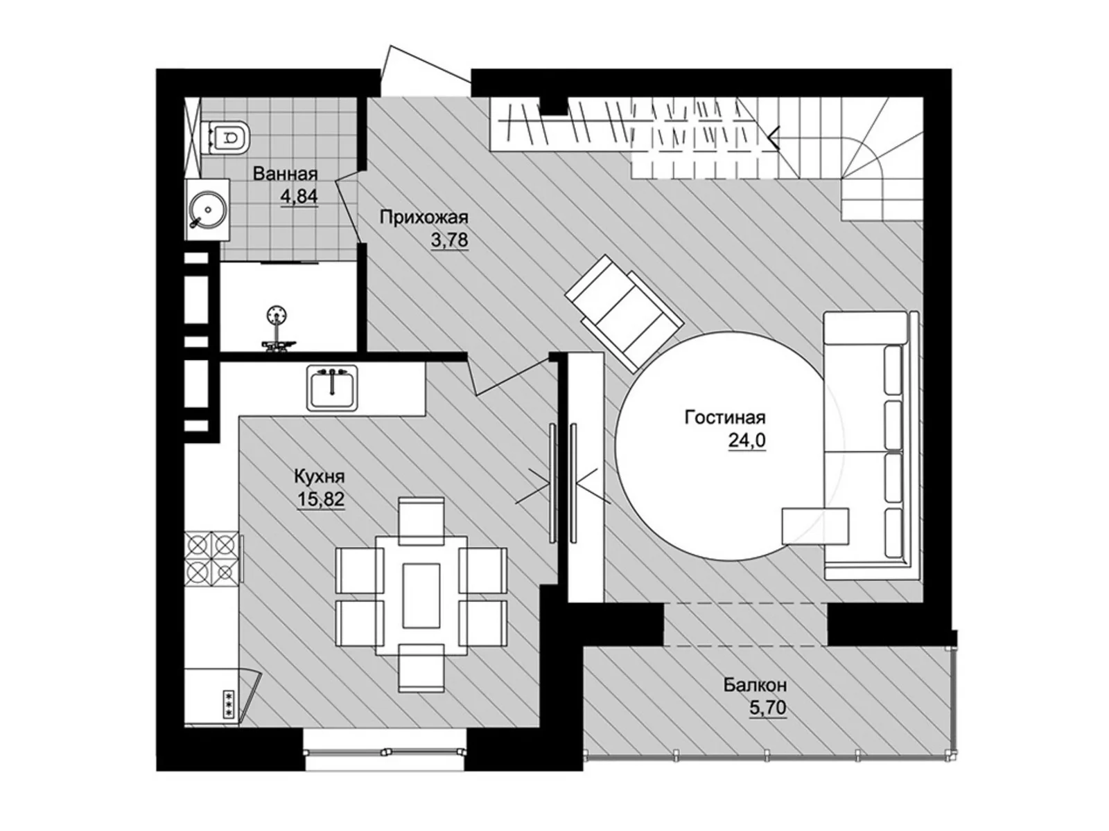 Продается 3-комнатная квартира 110 кв. м в Павлограде, цена: 110000 $ - фото 1