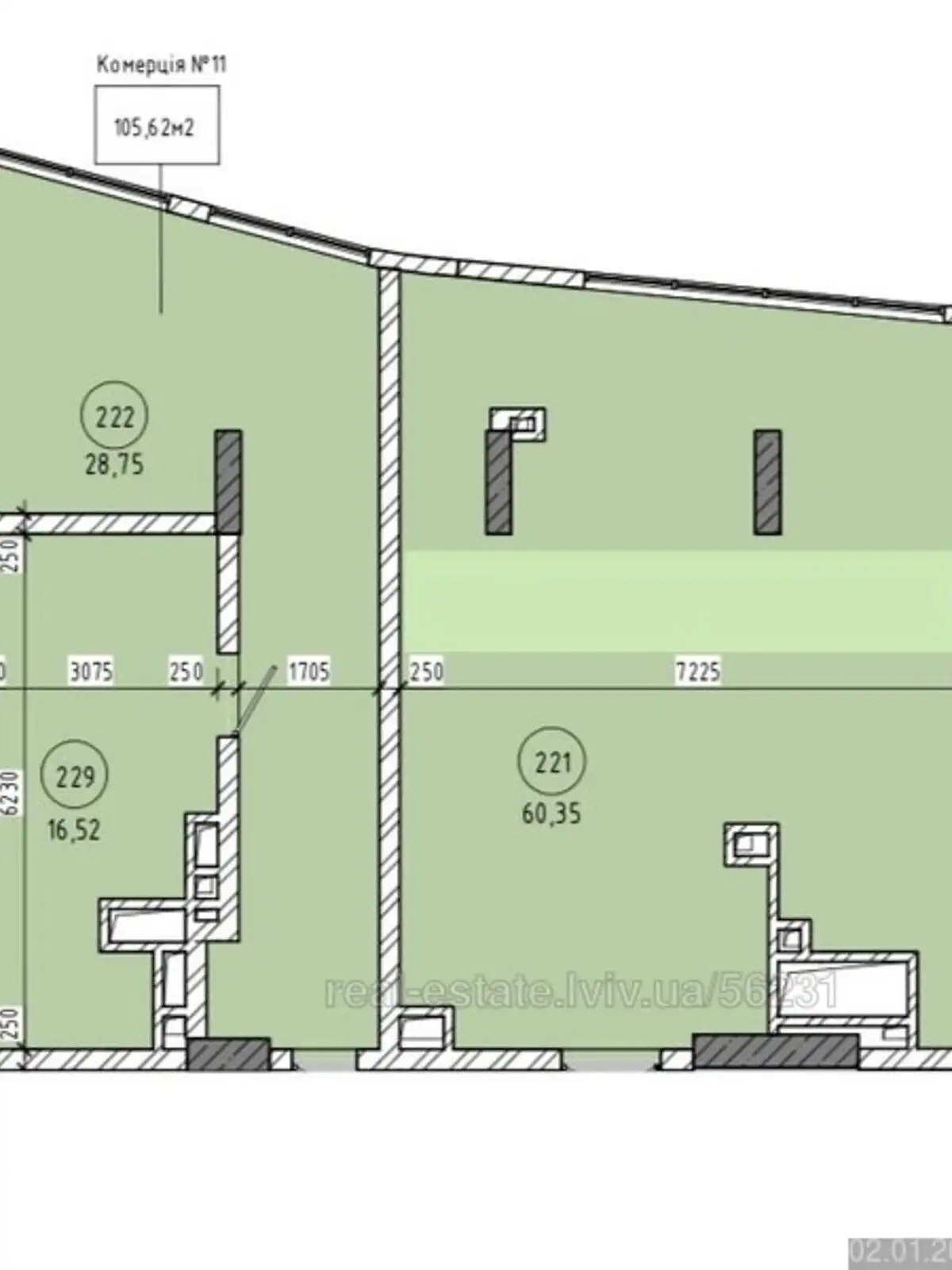 Продается объект сферы услуг 106 кв. м в 16-этажном здании - фото 2