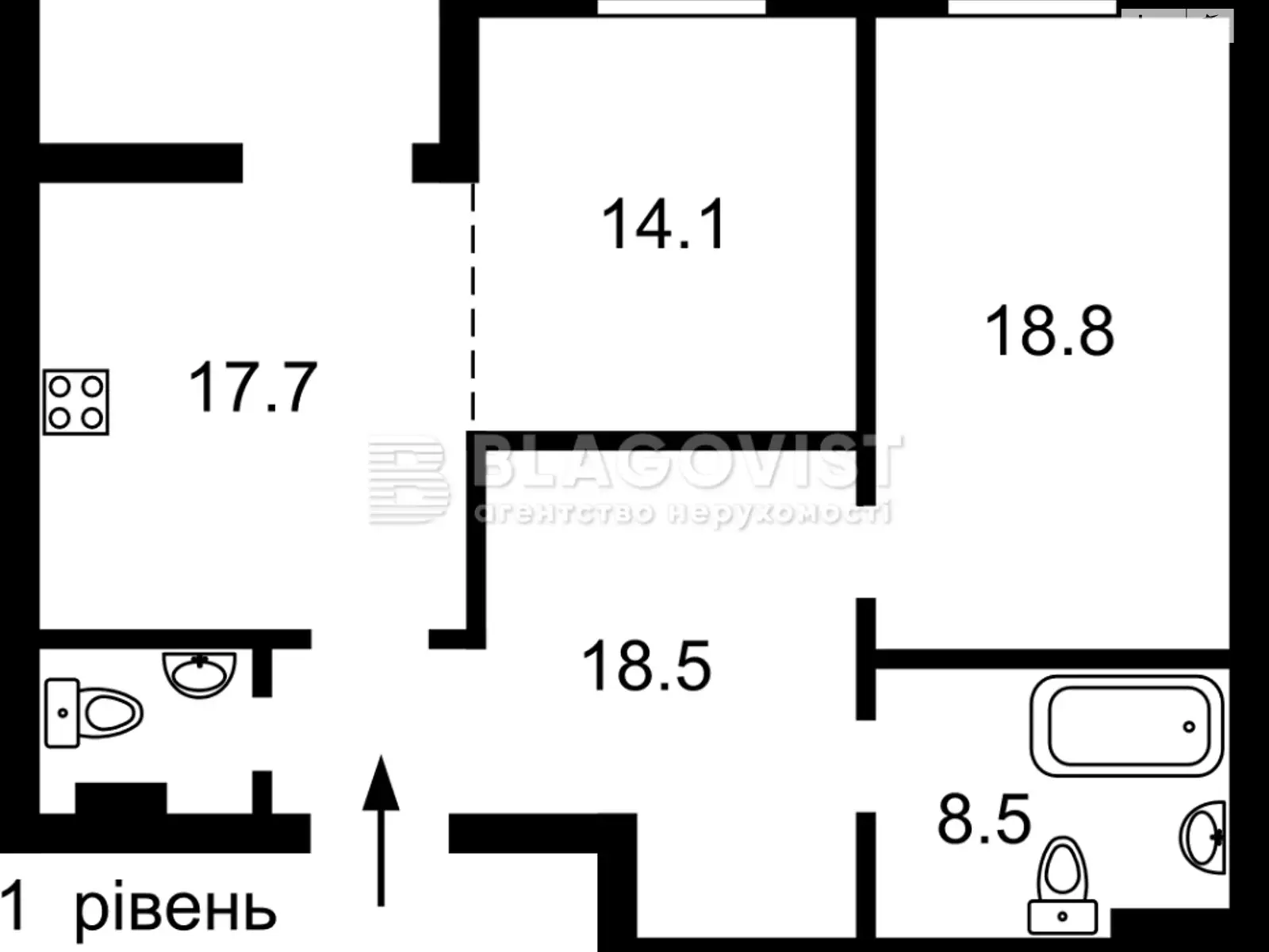 Продається 4-кімнатна квартира 164 кв. м у Києві, вул. Дегтярна, 22