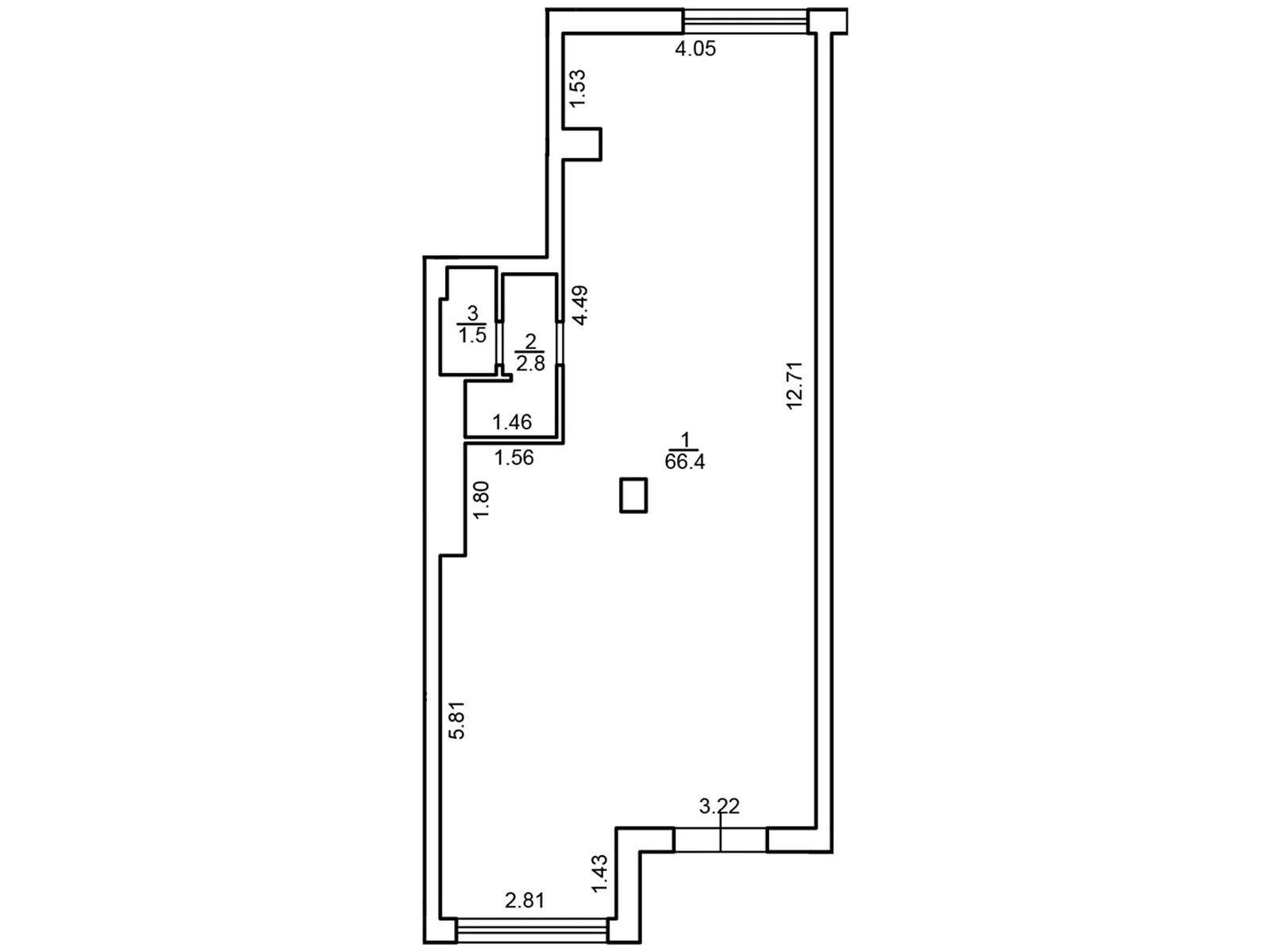 Продается офис 70.7 кв. м в бизнес-центре, цена: 67165 $