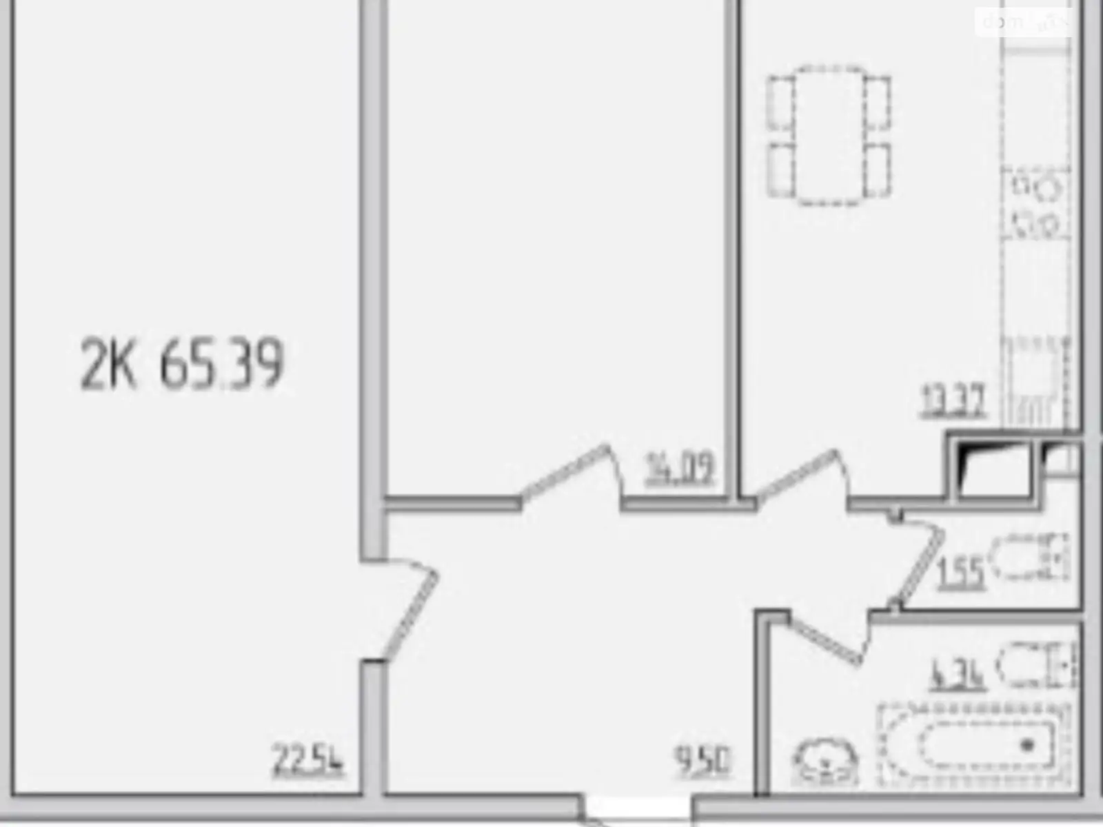 Продается 2-комнатная квартира 65 кв. м в Одессе, ул. Академика Сахарова