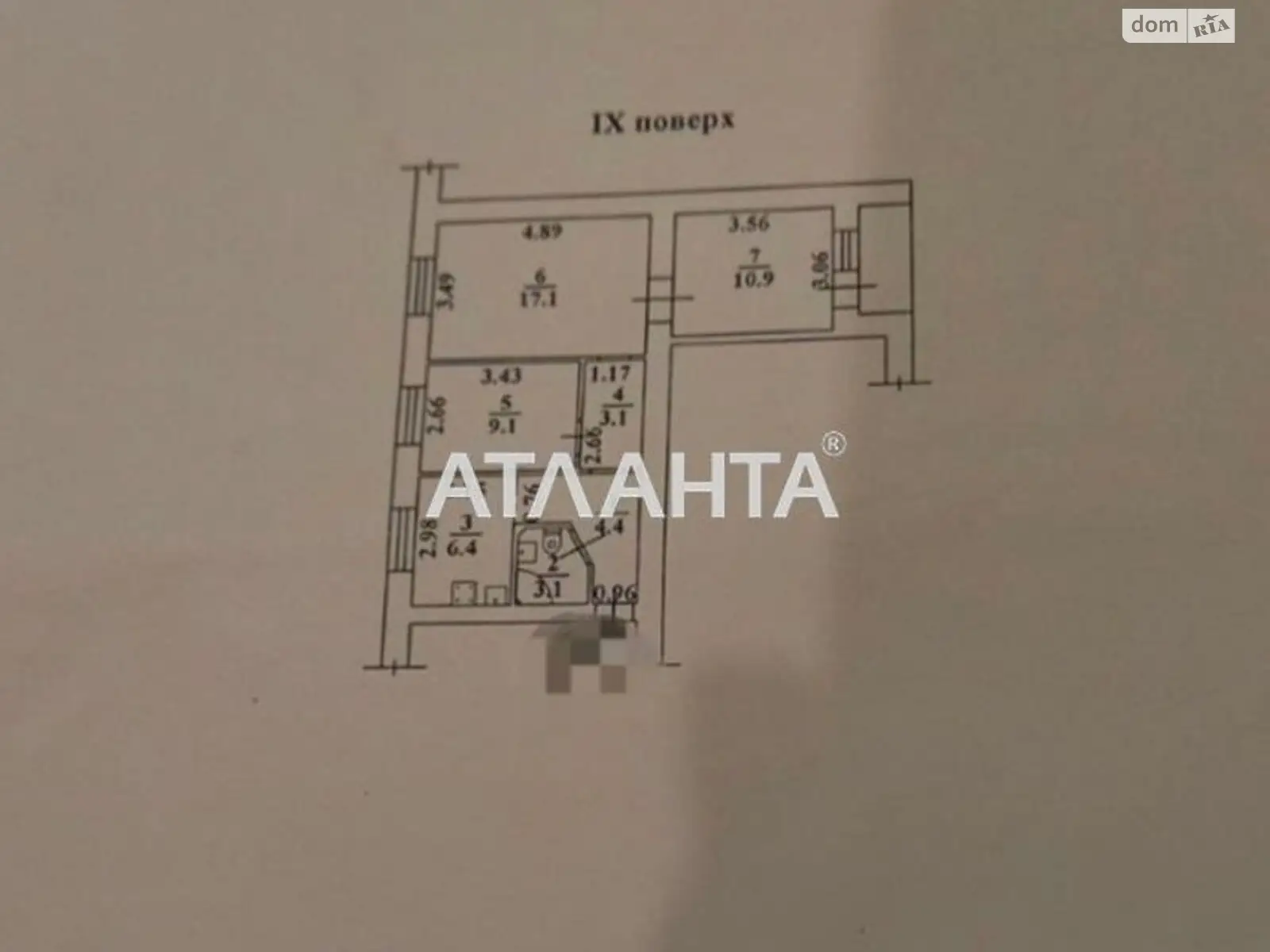 Продается 3-комнатная квартира 56 кв. м в Одессе, ул. Рихтера Святослава